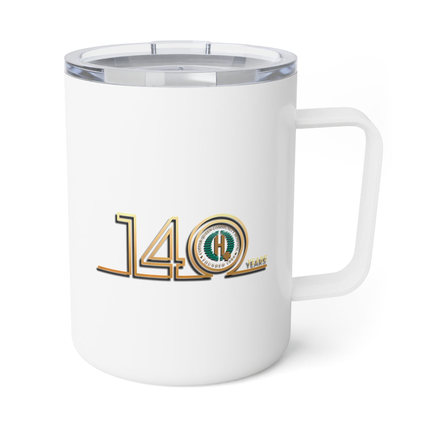 Insulated Coffee Mug, 10oz - 140th Anniversary