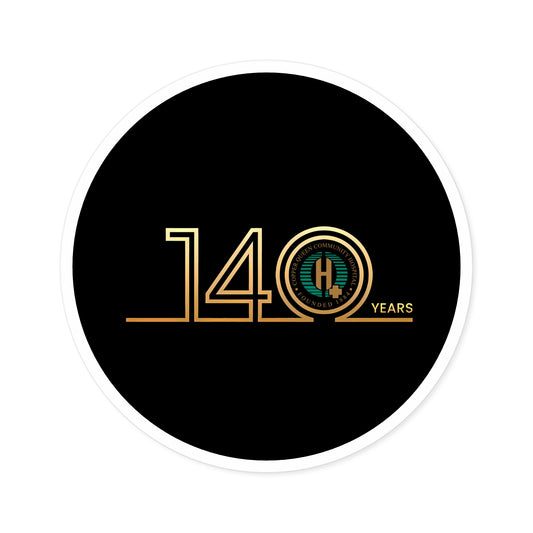 Round Stickers, Indoor\Outdoor - 140th Anniversary