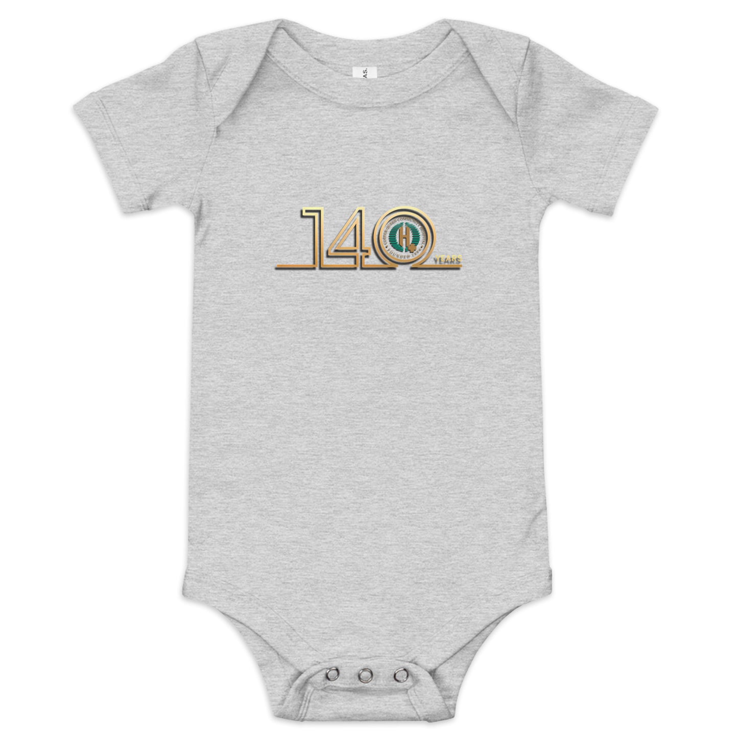 Baby short sleeve one piece - 140th Anniversary