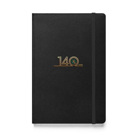 Hardcover bound notebook - 140th Anniversary