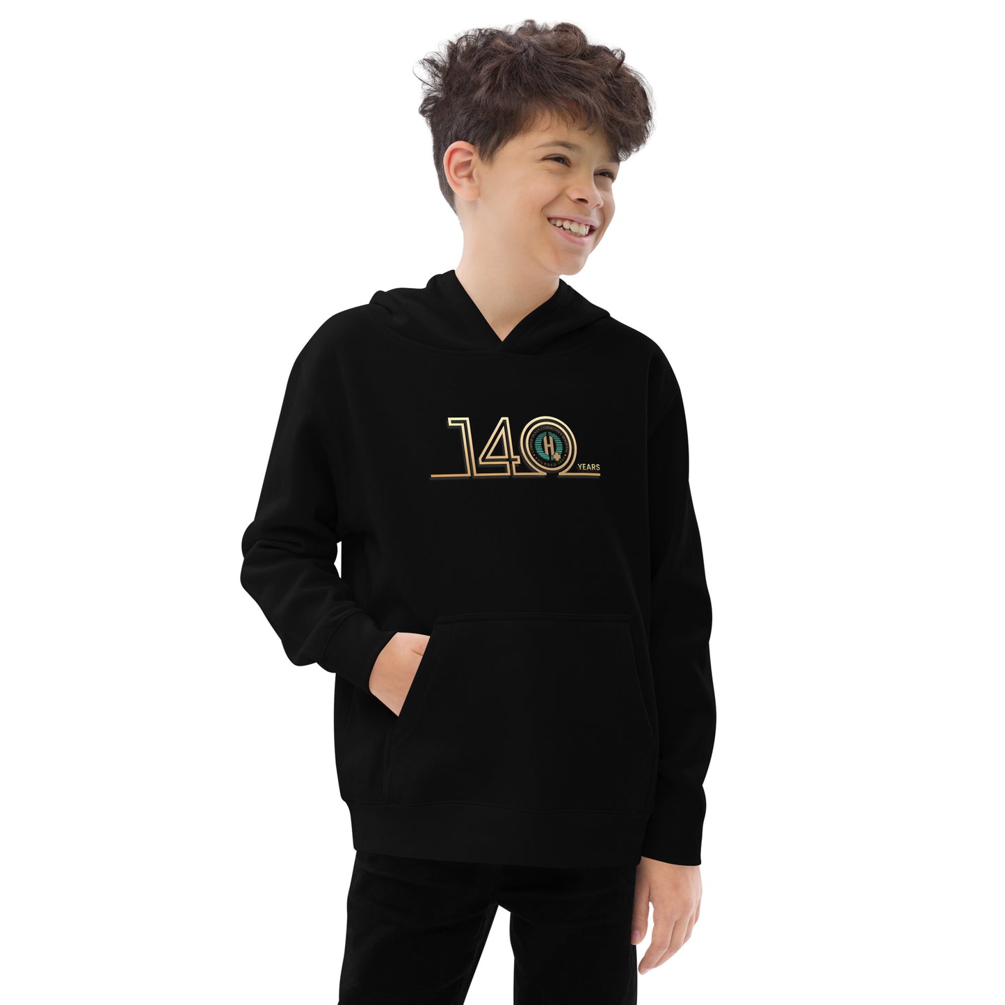 Kids fleece hoodie - 140th Anniversary