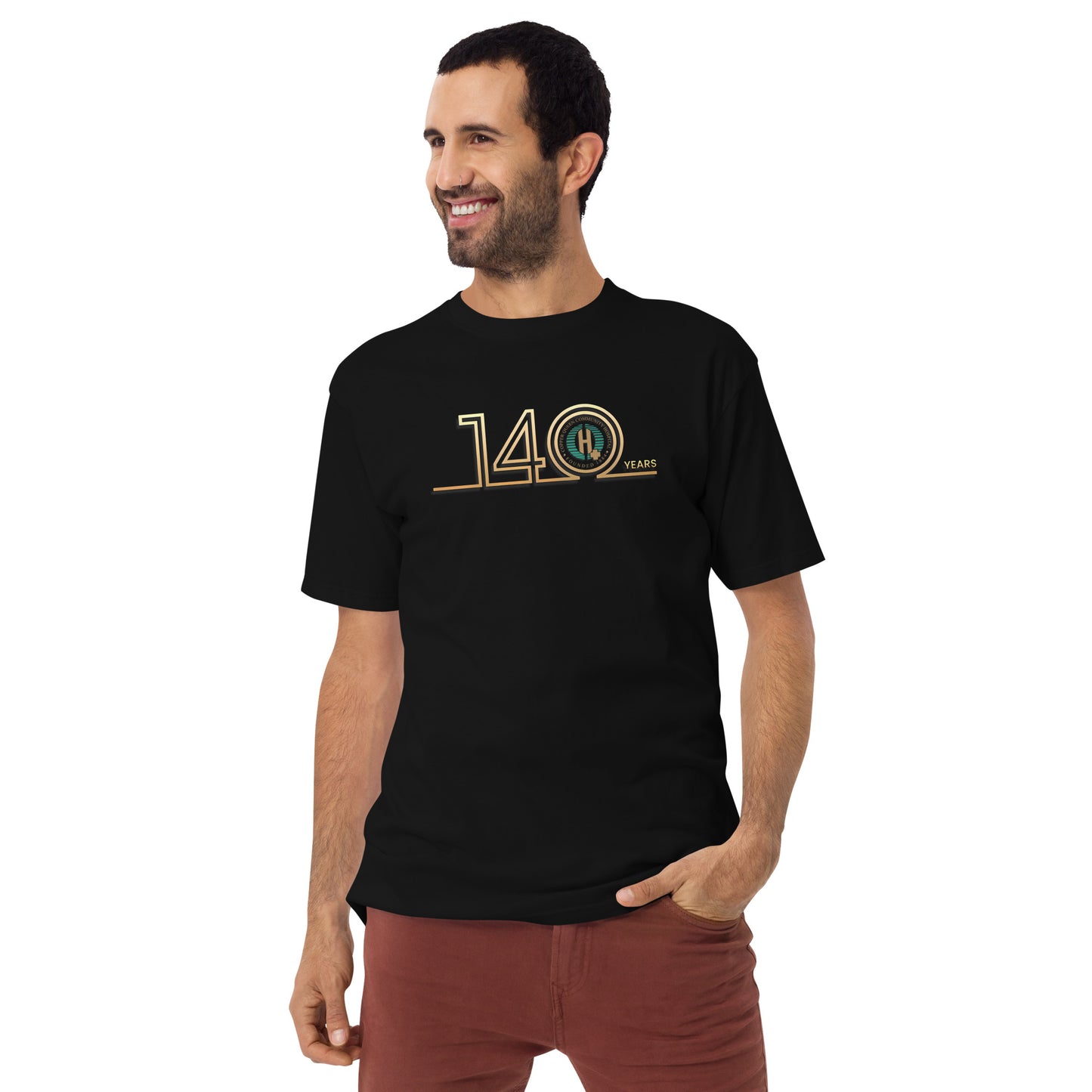 Premium Heavyweight T-shirt - 140th Anniversary