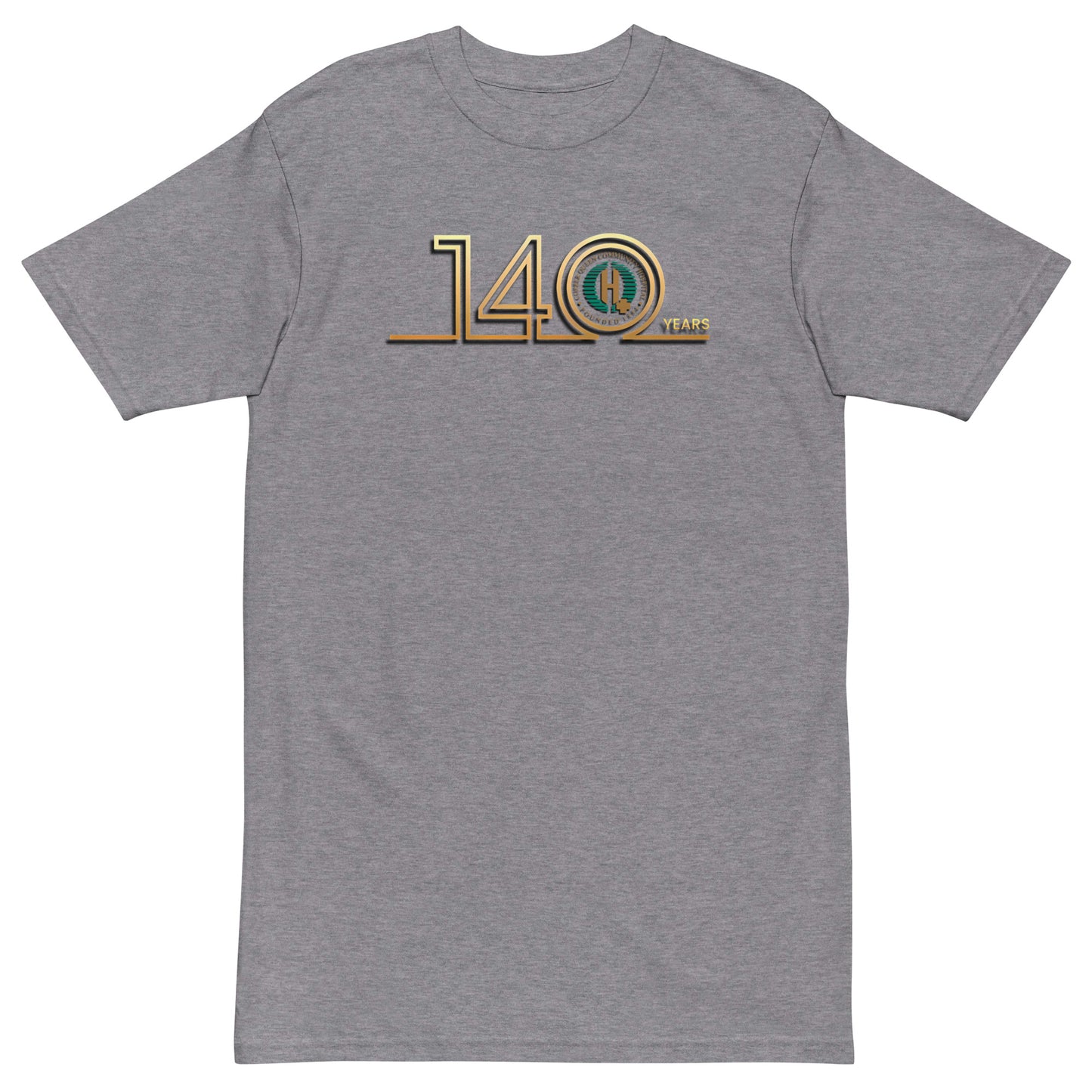 Premium Heavyweight T-shirt - 140th Anniversary